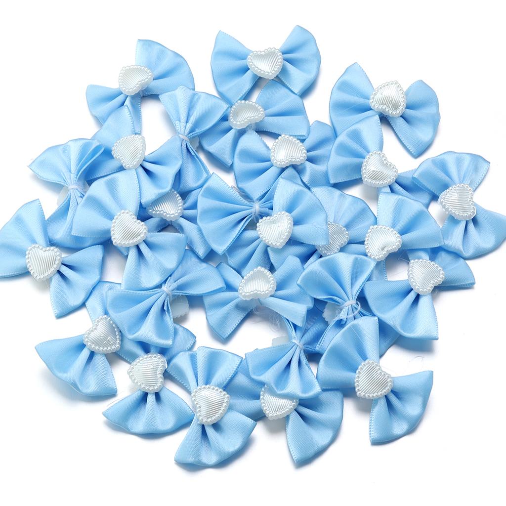 20pcs/lot Sweet Cute Colorful Ribbon Bows Polyester Bow Tie For Kids Girls DIY Jewelry Making Headwear Hairpin Gifts Accessories