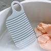 Plastic Washboard for Laundry Portable Mini with Convex Points, Compact Non-Slip Scrub Small Board Board, Hand-held Supplies Collars Cuffs Socks
