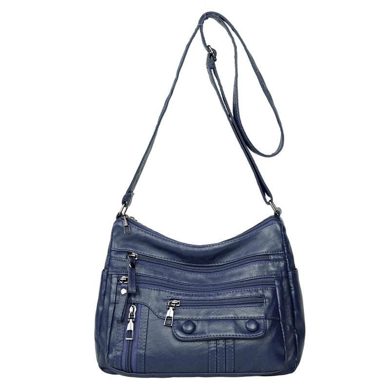 Multi-Layer Multi-Pocket Shoulder Bag Women's Crossbody Bag Mother Bag