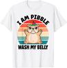 I Am Pibble Wash My Belly Funny Bulldog Meme T-Shirt