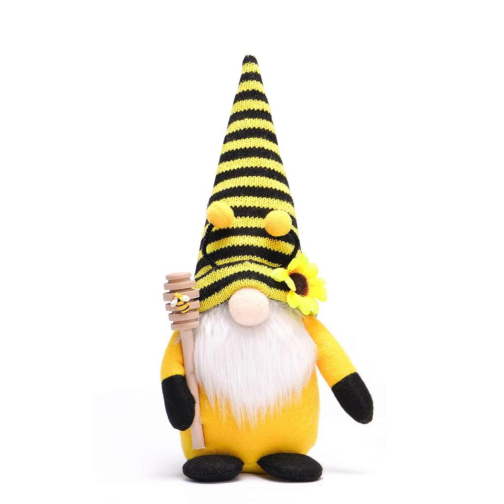 Bee Festival Sunflower Gnome Ornaments - Faceless Rudolph Doll Decor