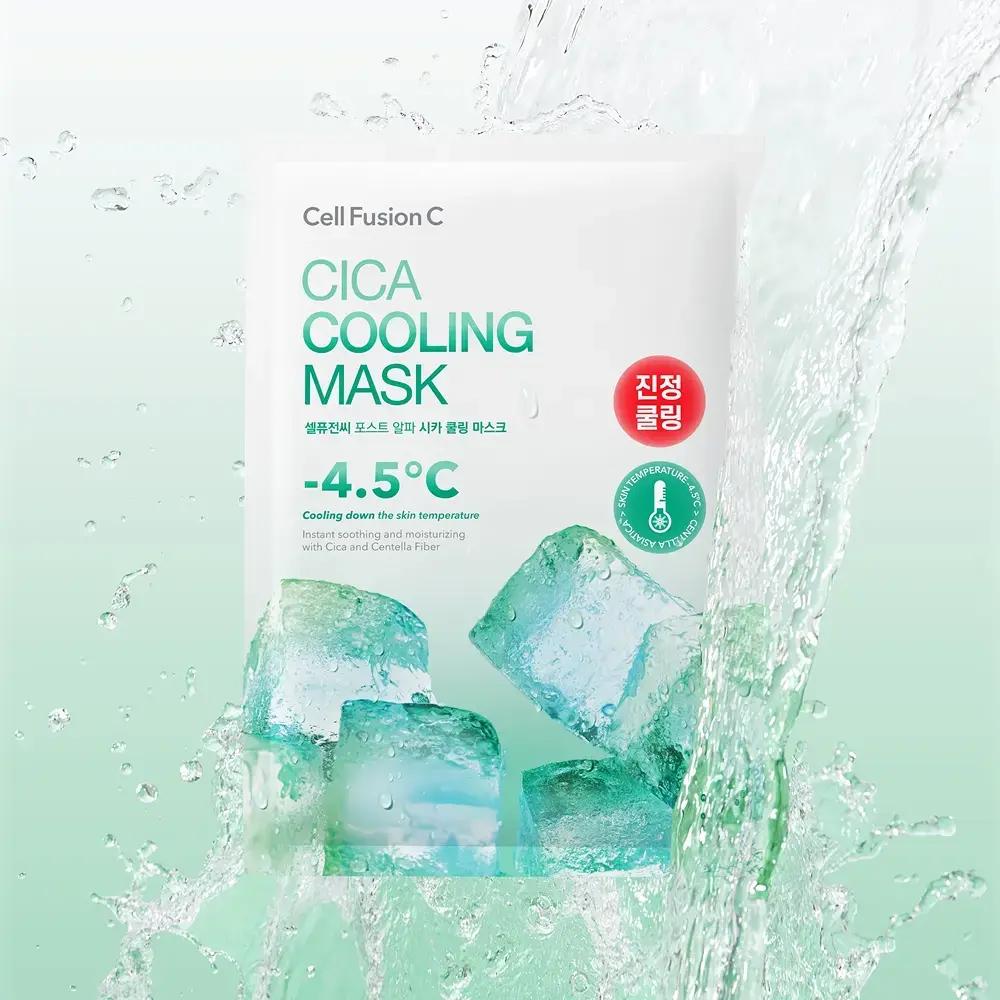 Cell Fusion C Post Alpha Cooling Mask 5p  First Cooling   CiCa Cooling   Vita C 