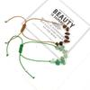 Crystal Beaded Gravel Bracelet Adjustable Stone Hand Rope B88