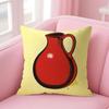 Mexican B-Bingo Lottery Pillow Case Natural Linen Organic Fabric Double-Sided Printing Sofa Home Decor Gift Cushion Cover