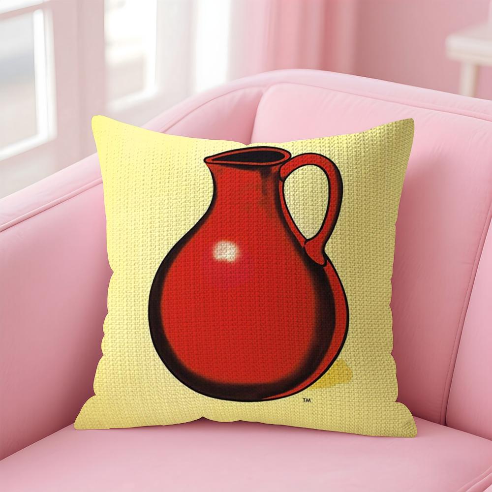 Mexican B-Bingo Lottery Pillow Case Natural Linen Organic Fabric Double-Sided Printing Sofa Home Decor Gift Cushion Cover