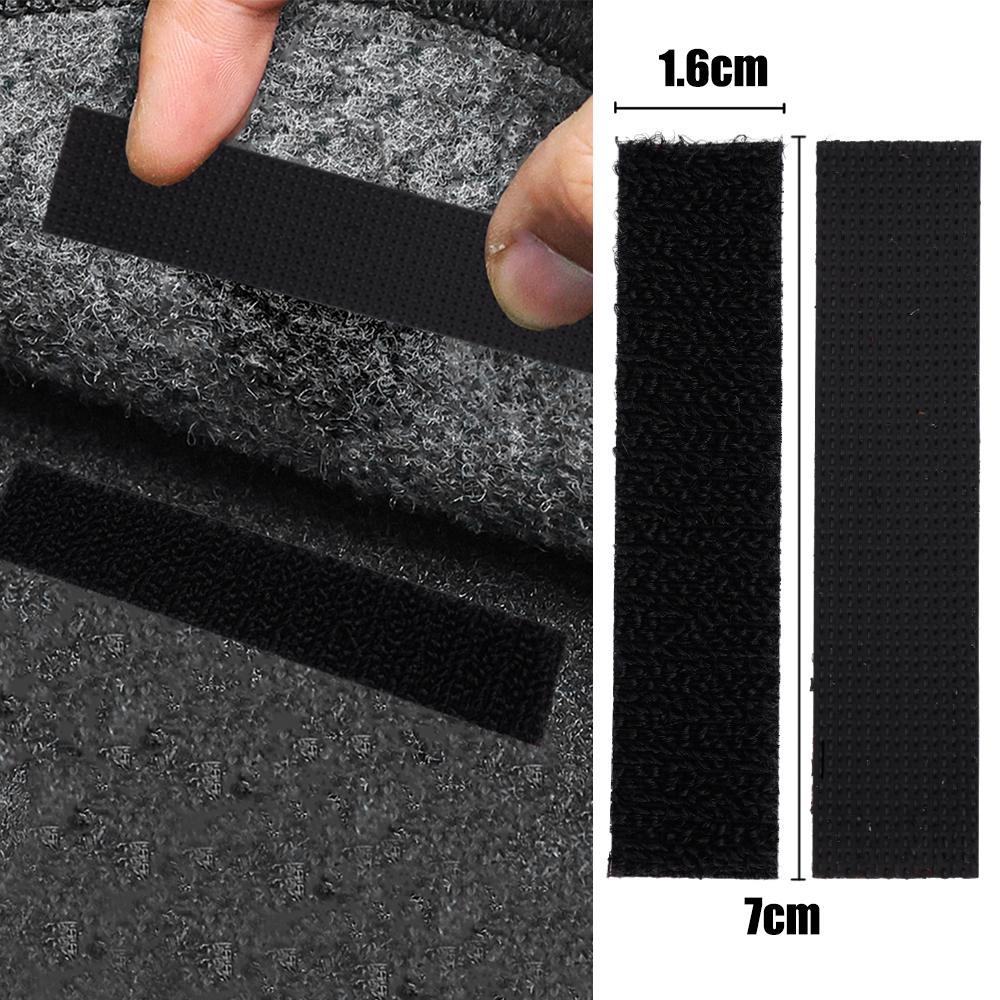 

Автомобильная клейкая лента для ковров Автомобильные коврики Противоскользящая фиксирующая наклейка Волшебная клейкая лента для фиксации автомобильных ковриков Самоклеящаяся наклейка для крепления 10 Set