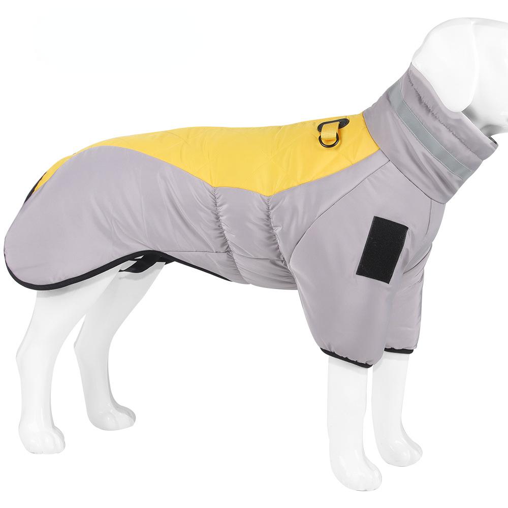 Tuta Impermeabile Salopette per Cani Labrador Retriever Dorato per Cani Medi Grandi Cappotto Invernale Caldo in Miscela di Cotone per Cani Grandi