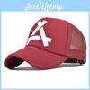 2021 New Cross-border Cotton Mesh Cap Embroidered Cartoon Triangular Sign Cap