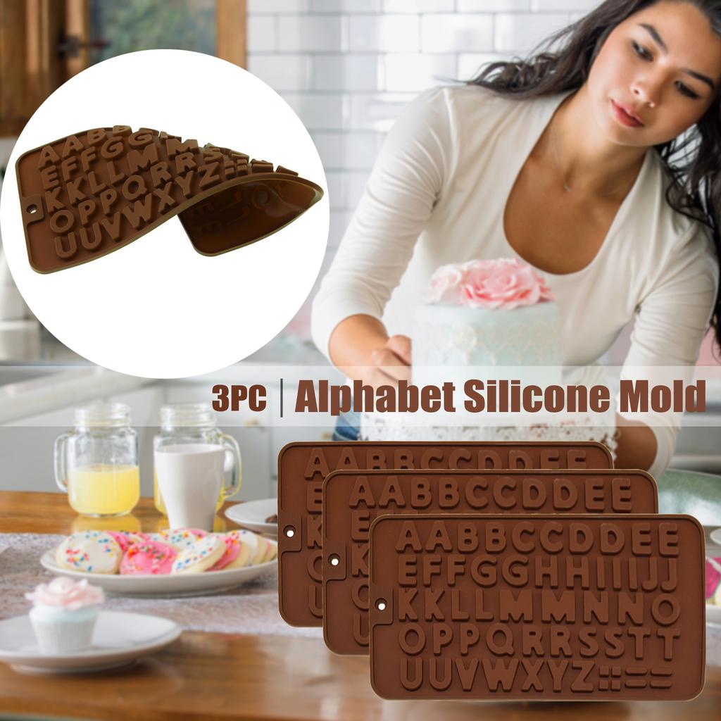 Silicone For Chocolate, Cake, Jelly, Pudding, Alphabet Shape