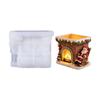 Flexible Silicone Stove Shape Planter Mold For Resin Art Concrete Cement Casting And Decorative Candle Container