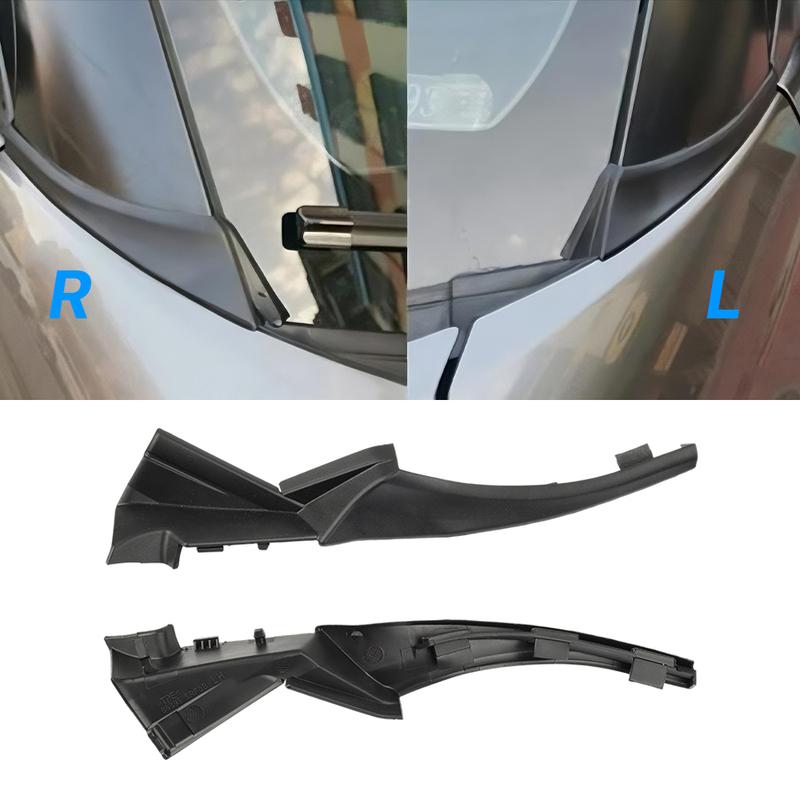 1Pair Front Windshield Wiper Cowl Cover Trim Panel For Nissan Kicks 2016 2017 2018   Replace 66894-5RF0B Car Accessories