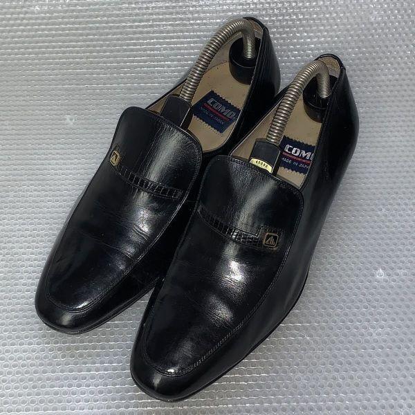 

Б/У/Сделано в Японии Лоферы COMO Деловая обувь Размер 6 1/2 24,5 см Черный