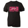 Ein T-Shirt inspiriert von Lewis mit der Aufschrift „Ich schwöre bei Gott, ich werde sehen, wie Capaldi lebt“ - Unisex-Merchandise für Musikliebhaber, mit rosa Schriftzug, Hergestellt