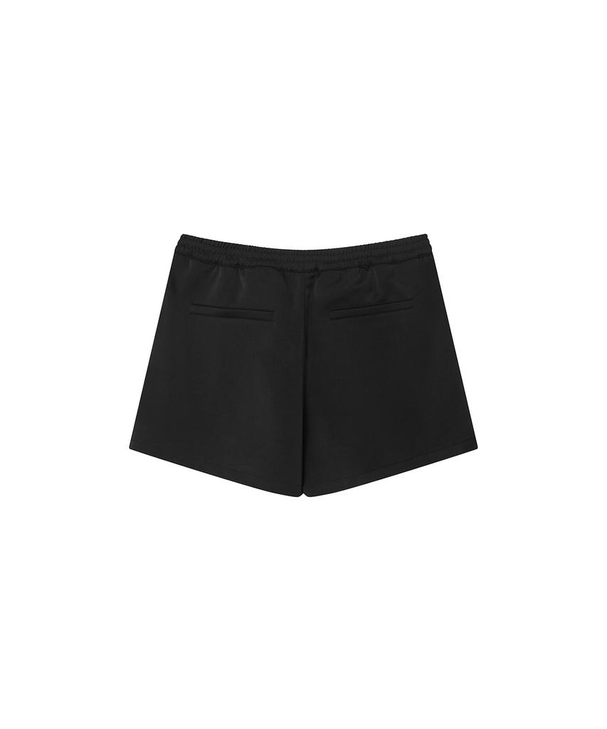 Iuteu Satin Banding Shorts / Black