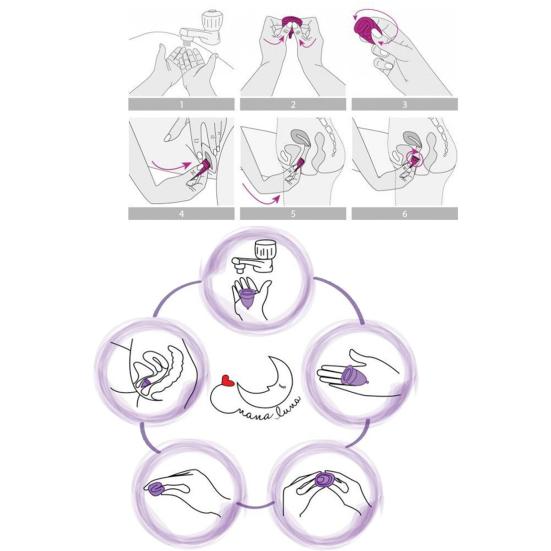 Extra-Thin Skin-friendly Menstrual Cup Silicone Easier to Clean Menstruation Alternative Cup Health Care Tool