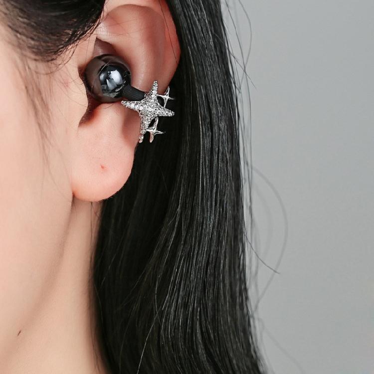 Star Ear Clip with Fine Zirconia for Freeclip 1/2 Earphone Clip On Charm Comfortable Wear and Fashion Decoration