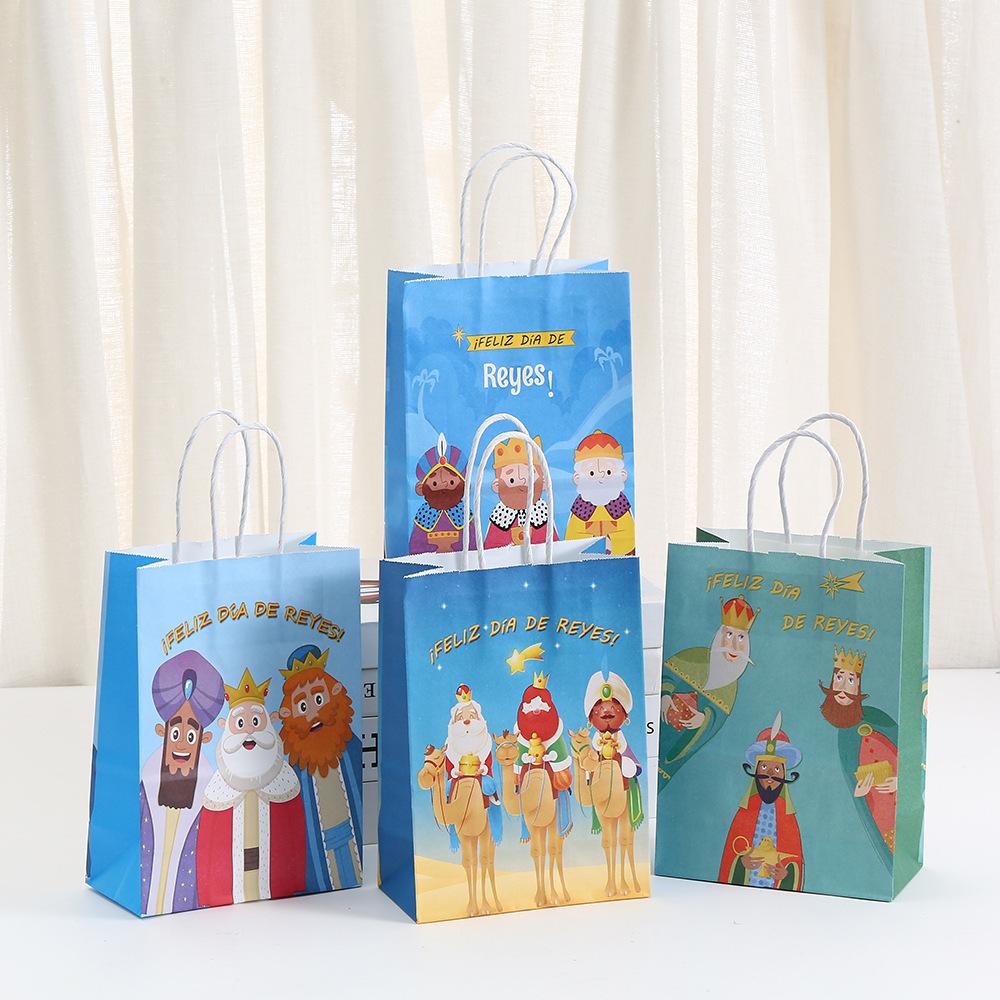

StoBag three kings epiphany gift wrapping bags for sweets luxury designer bags festive gift candy treat party favors cute a kids 30pcs&15x8x21cm