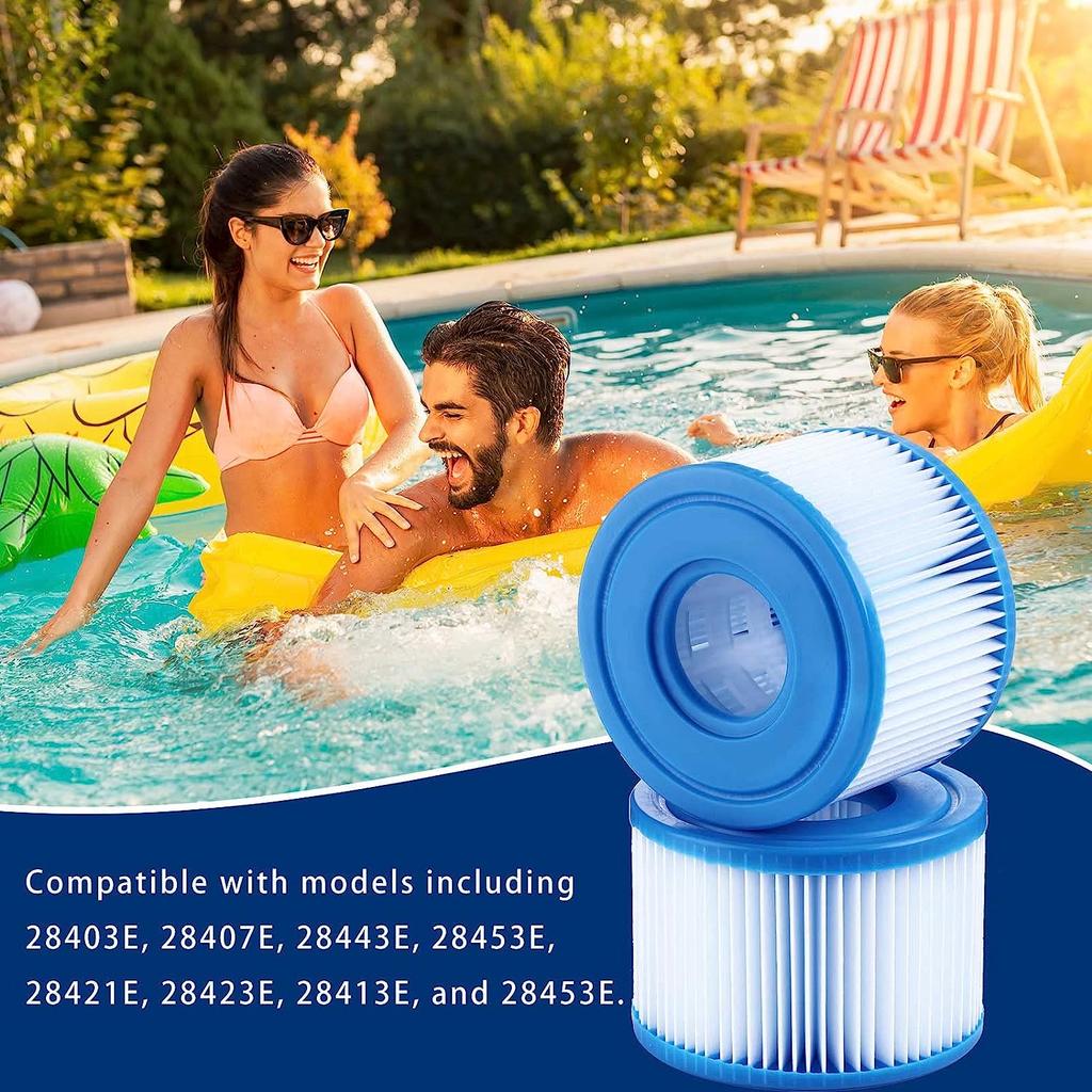 Typ S1 Spa-Filter für alle Intex PureSpa Whirlpool-Modelle Ersatz für Intex 29001E/ 1169211692/28403E/28407E/28443E/ 28453E