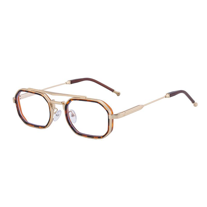 

Очки в маленькой оправе, мужские двухлучевые ретро-солнцезащитные очки, мужские солнцезащитные очки высокого класса с полной оправой