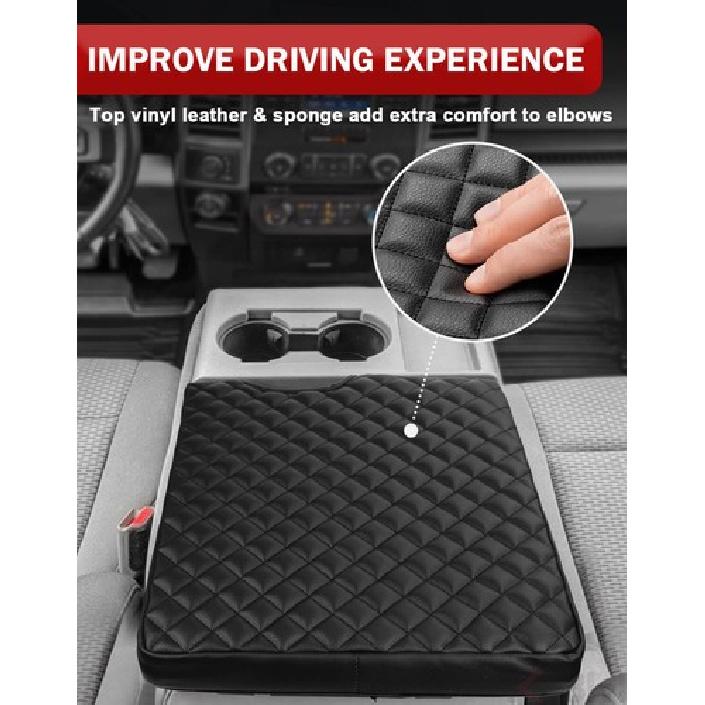 Console Lid Armrest Protect Cover For 2015- Ford F150 Jump Seat