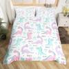 Cartoon Cute Duvet Cover Boy Bedding Set Dinosaur Duvet Cover Set Dino Comforter Cover Set Soft Dinosaur Animal Teen Bedroom Set