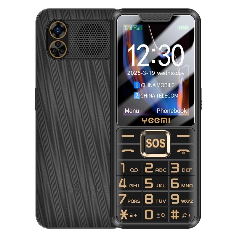 YEEMI K3+ 4G CellPhone LTE 2.4inches Screen Dual SIM 8W Camera 2500mAh Battery Bluetooth FM Radio Big Keyboard Mobile Phone