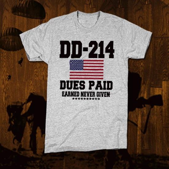 Military t-shirt Army Special Forces Rangers Infantry Combat Veteran Tee M