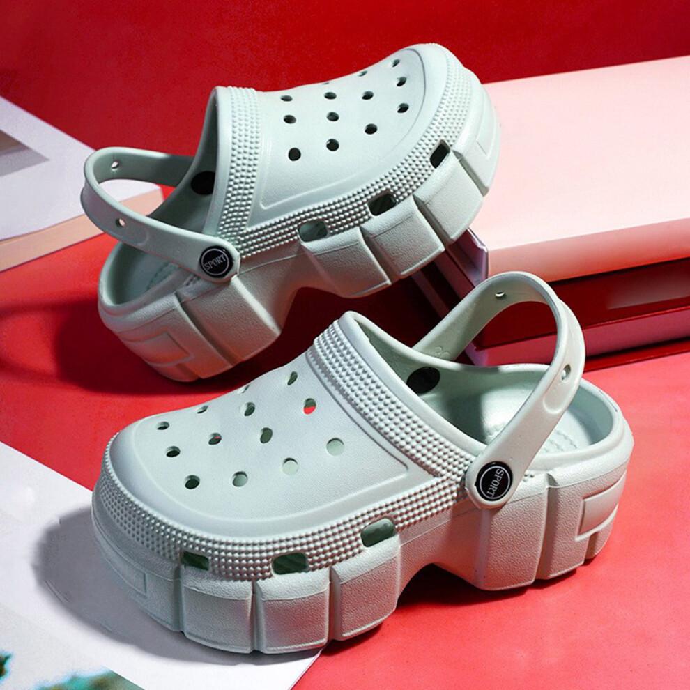 Kids Boys Cute Clogs Cartoon Garden Shoes Boys Girls Slides Slippers Indoor Outdoor Children Water Shower Beach Pool Sandals Light Blue 5.5