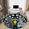 1pc Easter Bunnies Office Round Area Rug, Under Office Chairs Bedroom Living Room Home Decor, Room Deco