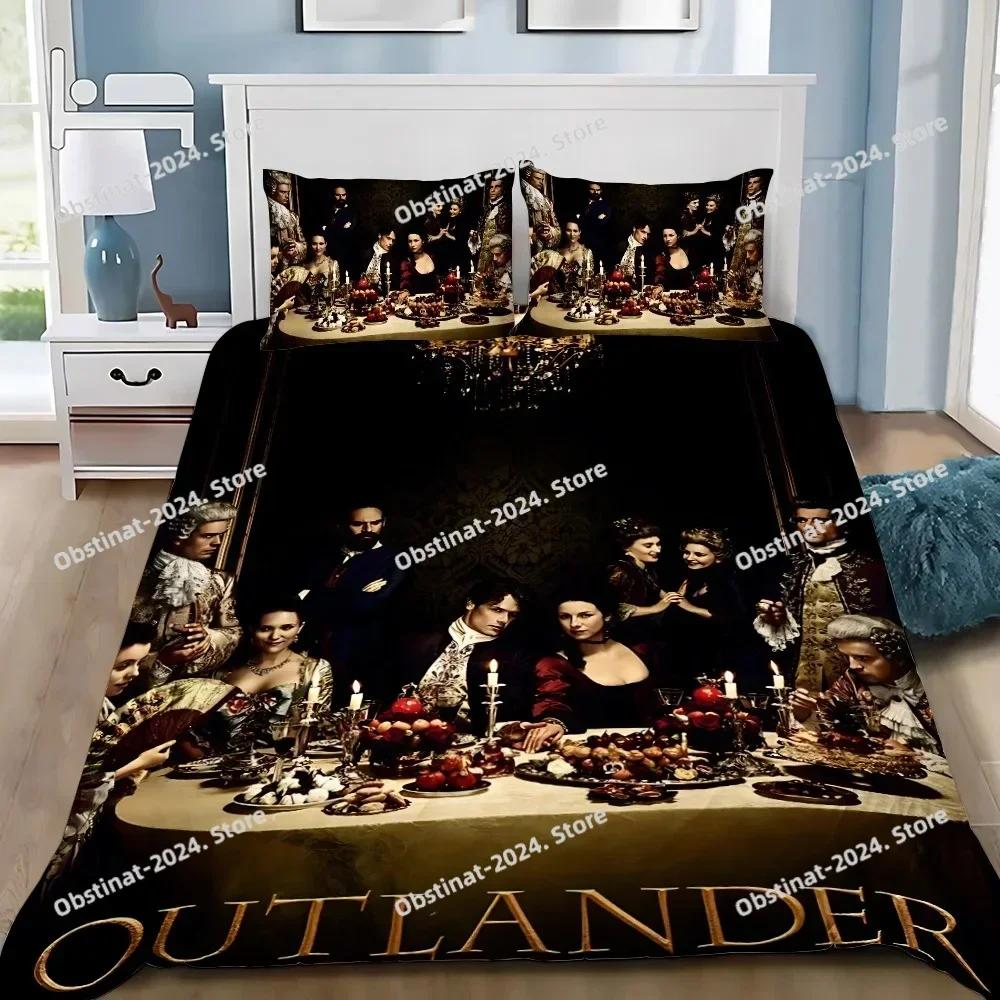 Duvet Pillowcase Bedding Set Adult Boy OUTLANDERS Jamie Fraser Girl Bedroom Decoration Children Gift Single Double Large Size