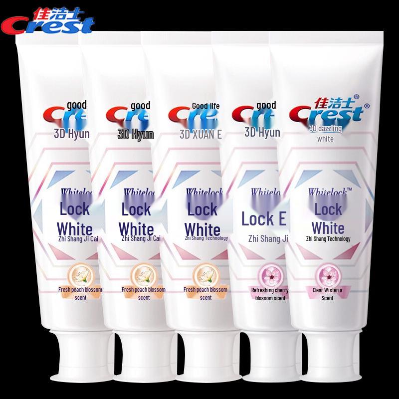 Crest Whitening Toothpaste Peach & Cherry Blossom Bundle