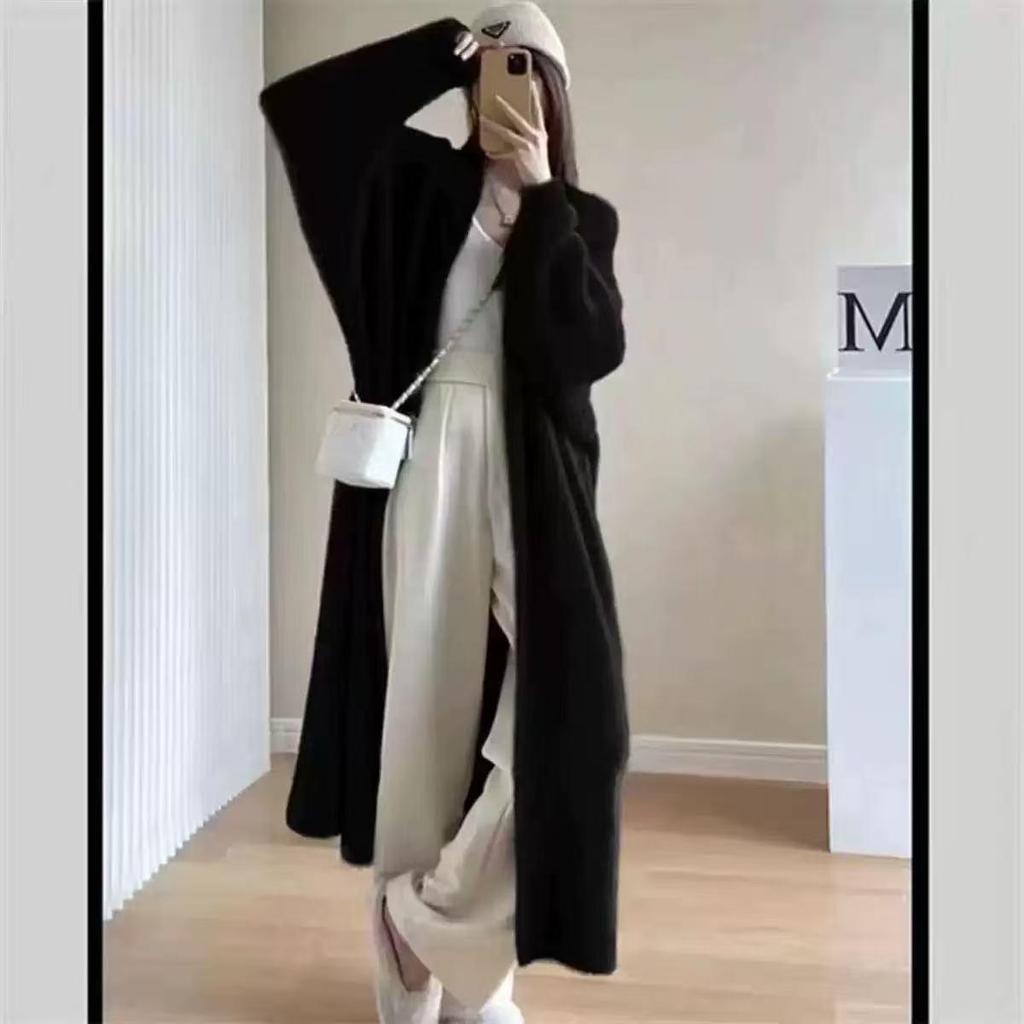 Women's Soft Imitation Mink Velvet Cardigan - Autumn/Winter Fluffy Knit Sweater Coat