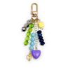 1Pcs Handbags Cellphone Chain Heart Keychain Heart Phone Charm Strap Beaded Phone Lanyard Cute Bag Pendant For Women