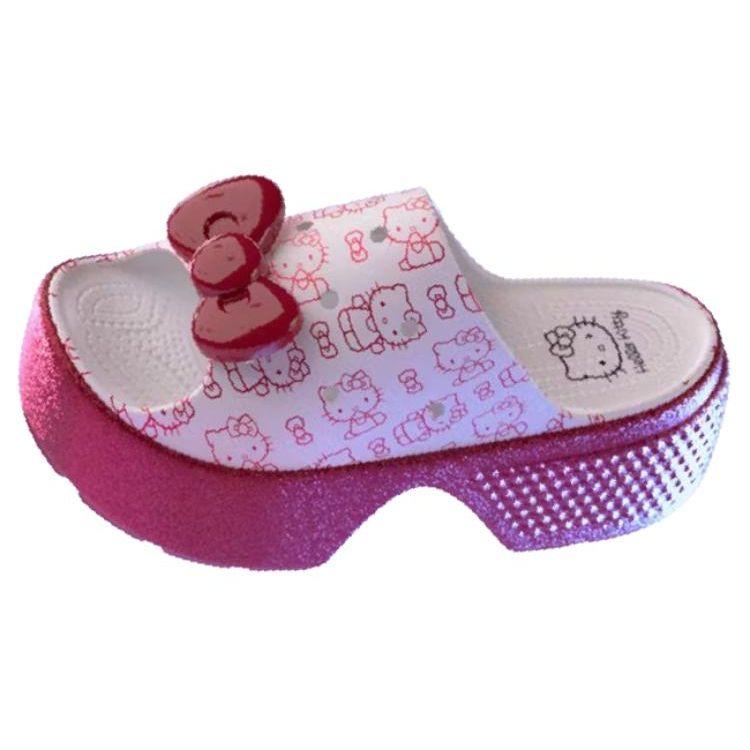 Hello Kitty x Crocs Stomp Slide 50. Jubiläum Herren Sneaker Weiß 209815-100