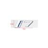 Car Stickers ABS 3D Letters Rear Trunk Emblem Logo for BMW iX i3 i4 i7 iX3 iX4 iX7 Matte Silver Accessories tv2