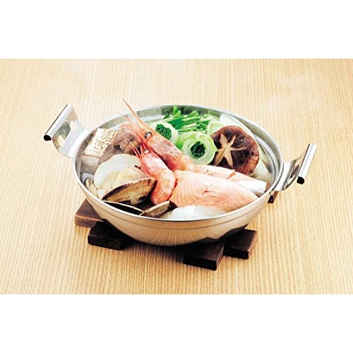 PEARL METAL Chili Pot, Udon, Sukiyaki, Stainless Steel, Tabletop Pot with Ladle, Made In Japan, Restaurant H-707