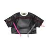 (WMNS) Sportswear Mesh Drawstring Sports Short Sleeve 'Black' Women's AR3034-010