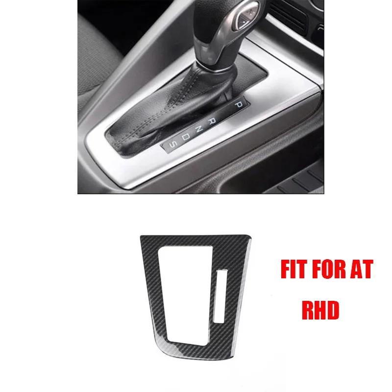 RHD For Ford Focus MK3 2012  ABS Carbon Fiber interior Decoration Accessories door amrest window rise gear  A/C control panle