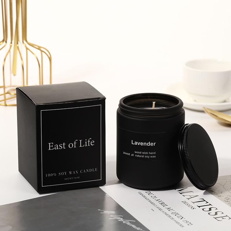 Handmade Soy-free Wax Frosted Glass Scented Candle Creative Souvenir Scented Candle