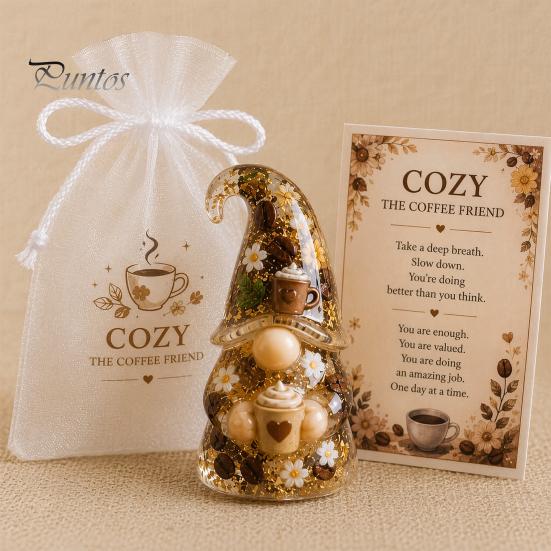 Gnome Statue Emotional Support Pocket Gift, Encouragement Figurine for Desk Decor, Motivational Keepsake Friends, Positive Energy And Luck Charm