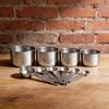 Measuring Cups Stainless Steel With Spoons Steel Accurate Stackable Kitchen Gadgets Dry & Liquid Ingredient Measuring Cups Set