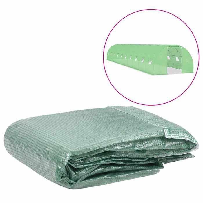 VidaXL Greenhouse Replacement Cover (45 M²) 300x1500x200cm Green