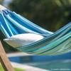 LA SIESTA Classic Hammock Modesta Double Size Made of 100mm Material [1-2 Person] (Azure [Blue]) MOH16-X3