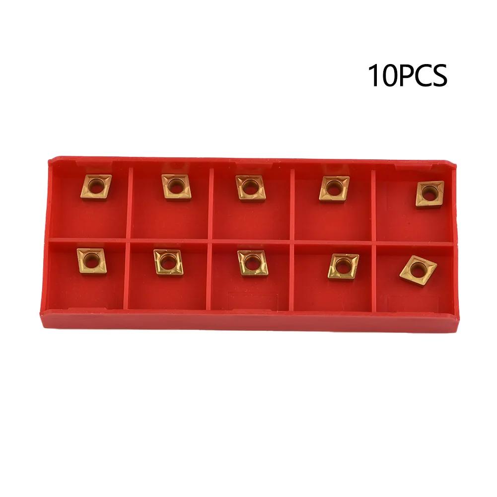 

10PCS Carbide Inserts Blade CNC Lathe Tools External Turning Tools CCMT060204-HM YBC251 Lathe CNC Insert For Turning Tool China Mainland