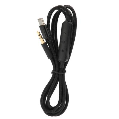 Type C Headphone Audio Cable USB C To 3.5mm Replace Headphone Cord with Microphone and Volume Control for MDR‑1A XB950