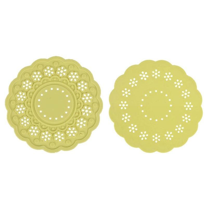 Silicone Pot Holder trivet Mat Nonslip Durable Heat Resistant Hot Pads Home Decor  Coasters Cup Insu