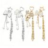 Stainless Steel Metal Net Pocket Lipstick Hand Cream Bag Keychain Charm Bag Accessories Silver/Gold Color Lip Balm Keychain