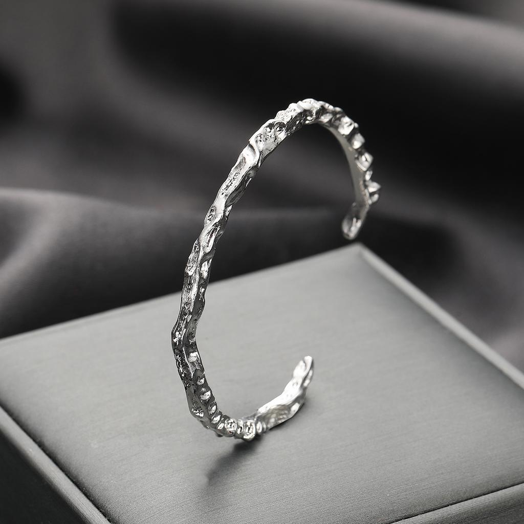 Korean Version of Creative Texture Bracelet Fashion Personality Opening Niche Personality Bracelet Girlfriend Hip Hop Style Bracelet