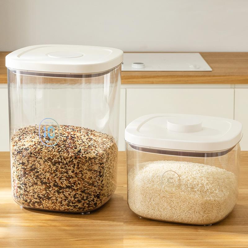 Moisture Proof Seal, 10 Pound Rice Bucket, Flour Storage Tank, Storage Box, Pet Storage Bucket, Cat Food Bucket, Miscellaneous Grain Rice Box