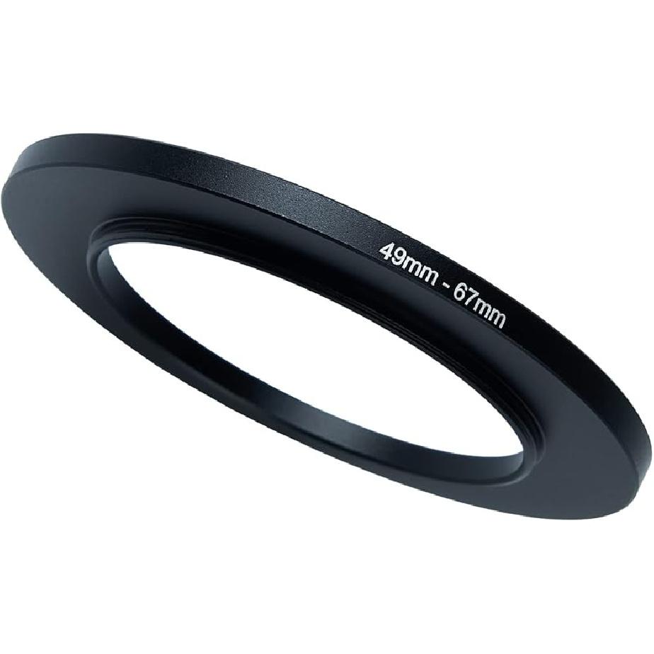 49mm To 58mm Step-Up Ring Filter Adapter for All Brands UV ND CPL Metal Ring Step-Up Rings Adapter Filter (49mm-58mm)